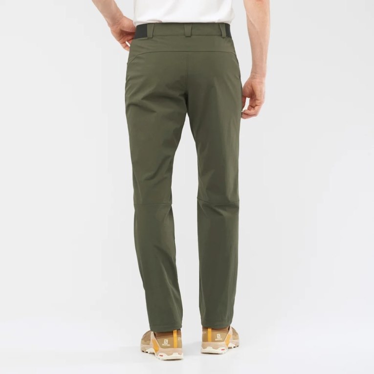 Olive Salomon Wayfarer Men's Sport Pants | PH 48735V